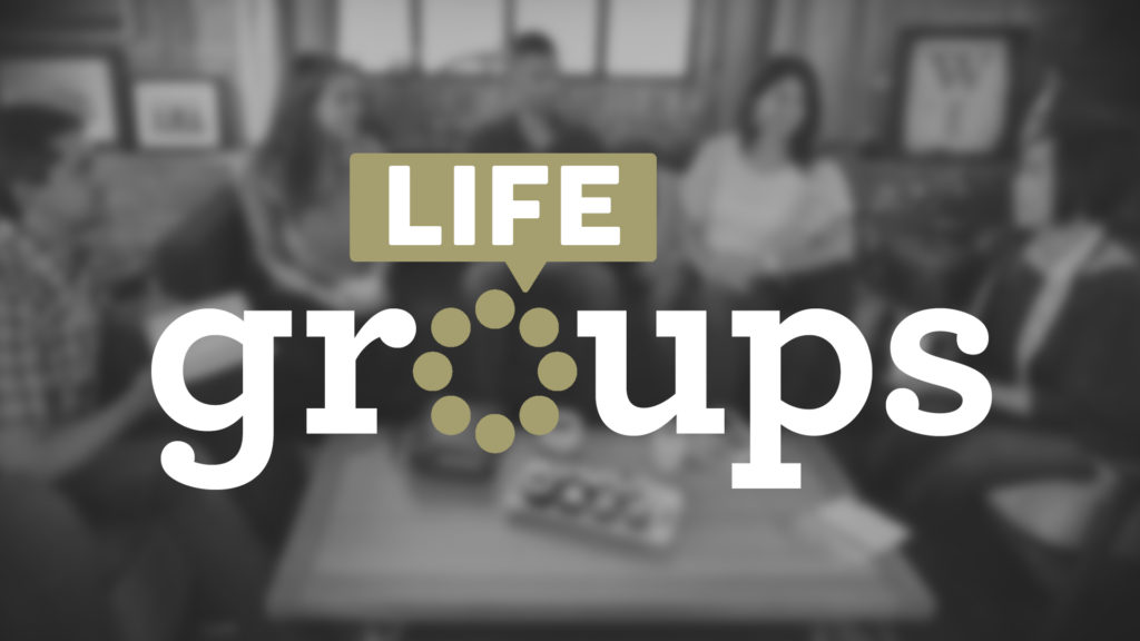 Life group official logo with a blurred image