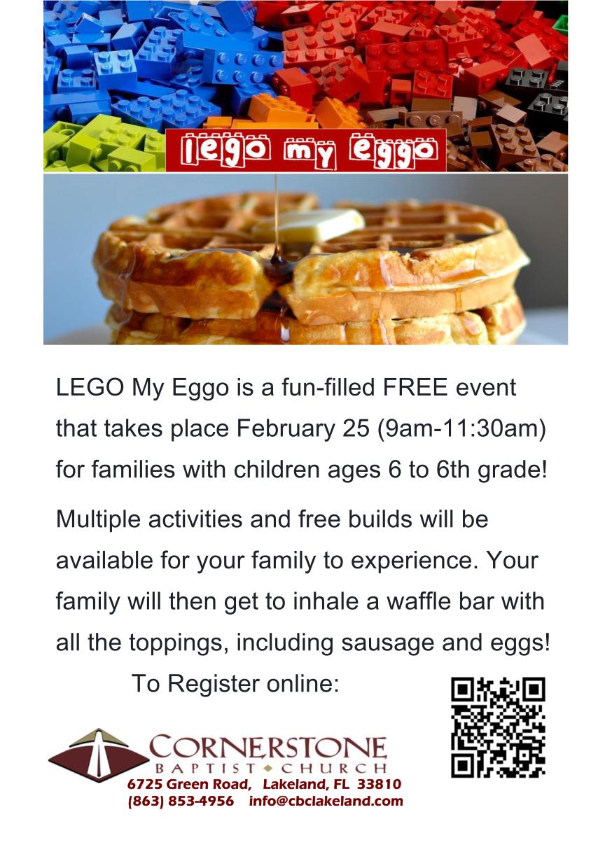 Lego my Eggo pamphlet with some images